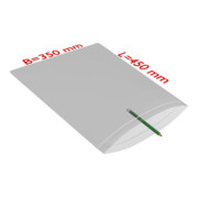 TransPak Sachets à fermeture à pression 350x450mm, 50my, VE1000