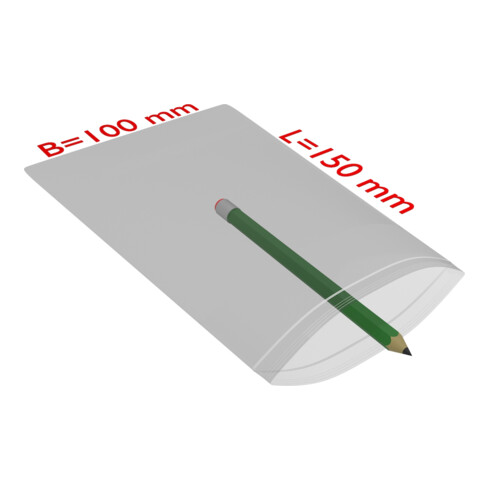 TransPak Sachets à fermeture pression 100x150mm, 90µ, VE1000
