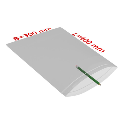 TransPak Sachets à fermeture pression 300x400mm, 50µ, VE1000