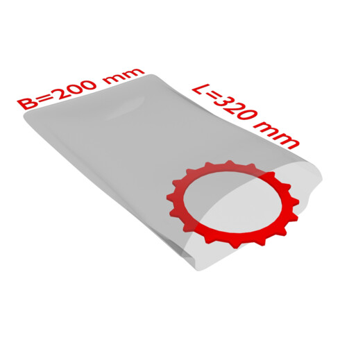 TransPak Sachets plats PE, VE1000, 200x320mm, 50µ, transparent