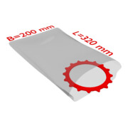 TransPak Sachets plats PE, VE1000, 200x320mm, 50µ, transparent
