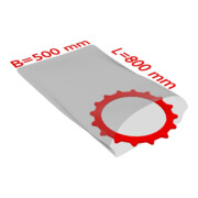 TransPak Sachets plats PE, VE250, 500x800mm, 50µ, transparent