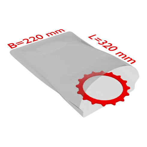 TransPak Sacs plats PE, VE1000, 220x320mm, 50µ, transparent