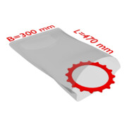 TransPak Sacs plats PE, VE1000, 300x470mm, 50my, transparent