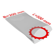 TransPak Sacs plats PE, VE1000, 300x500mm, 25my, transparent