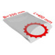 TransPak Sacs plats PE, VE1000, 350x450mm, 50µ, transparent-1