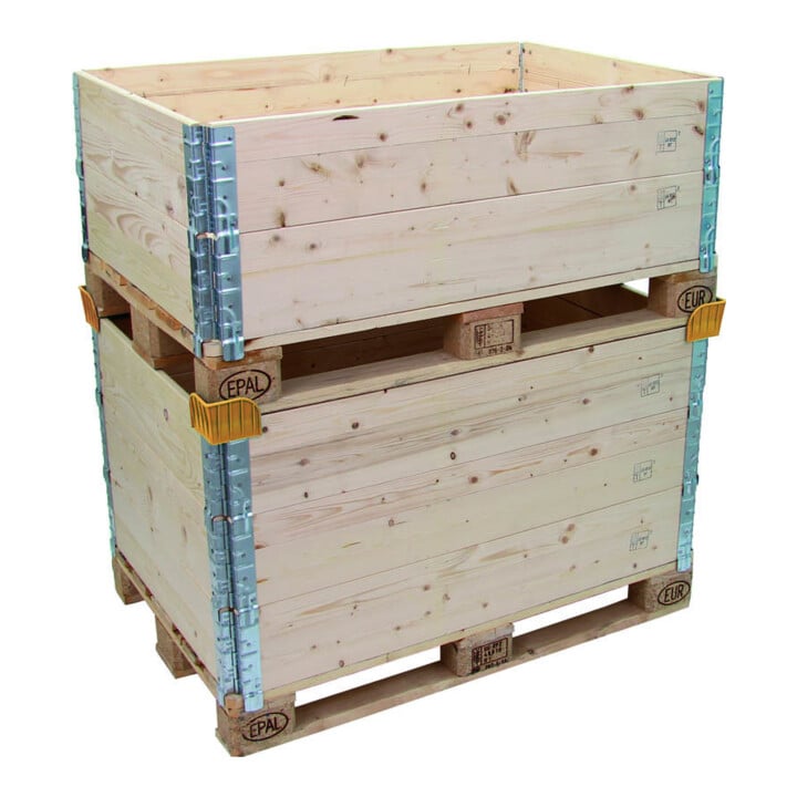 TransPak Stapelecken Holzaufsatzr. 90x45x35mm (LxBxH)