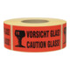 TransPak Warnetiketten 145x70 mm aus Papier mit Aufdruck ''Caution Glas''-1