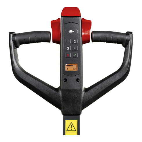 Transpalette électrique STIER EZY-15, capacité de charge 1 500 kg, longueur de fourche 1 150mm