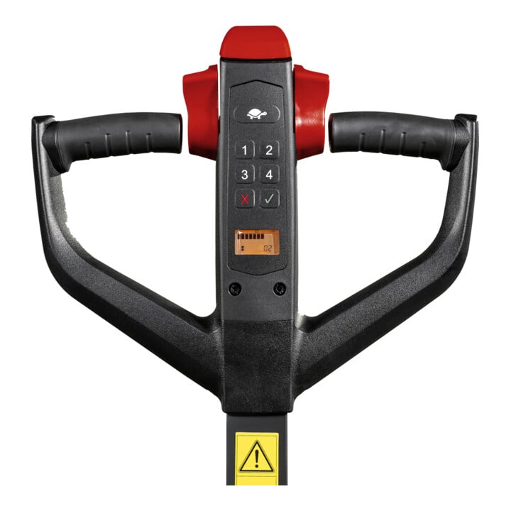 Transpalette électrique STIER EZY-15, capacité de charge 1 500 kg, longueur de fourche 1 150mm