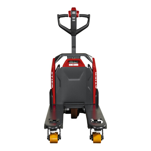 Transpalette électrique STIER EZY-15, capacité de charge 1 500 kg, longueur de fourche 1 150mm