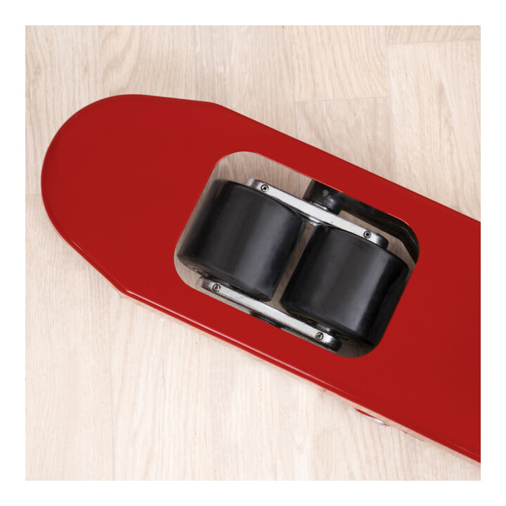 Transpalette STIER, capacit&eacute; de charge 2500 kg, longueur de fourche 1150 mm, pneus en nylon, avec Quicklift