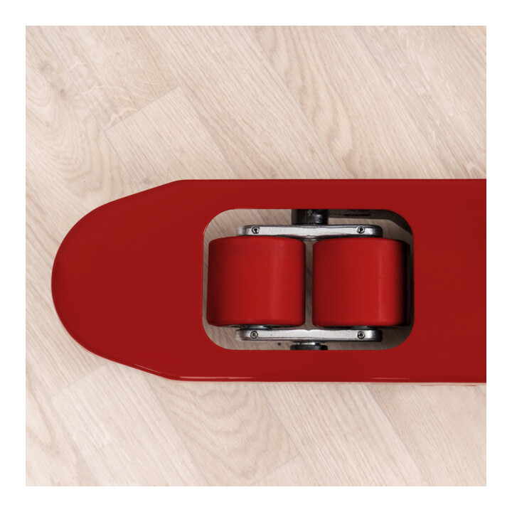 Transpalette STIER, capacit&eacute; de charge 3000 kg, longueur des fourches 1150 mm, pneus en PU