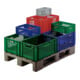 Transportbehälter L400xB300xH270mm rot PP Durchfassgr.Seitenwände durchbrochen-1