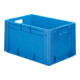Transportbehälter L600xB400xH320mm rot PP Schwerlast Seitenwände geschl.-1