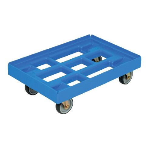 Transporteur B410xP610 mm bleu Capacité 300 kg