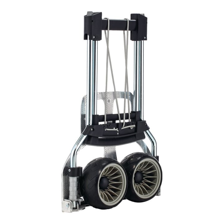 Transportkarre klappbar VA verchr.AluH.1120mm Schaufel-L420xB495mm Trgf.100kg