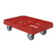 Transportroller B410xD610 mm rood Draagvermogen 300kg