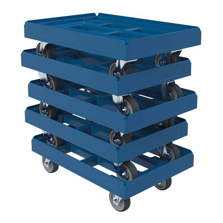Transportroller B410xT610 mm blau Traglast 300kg
