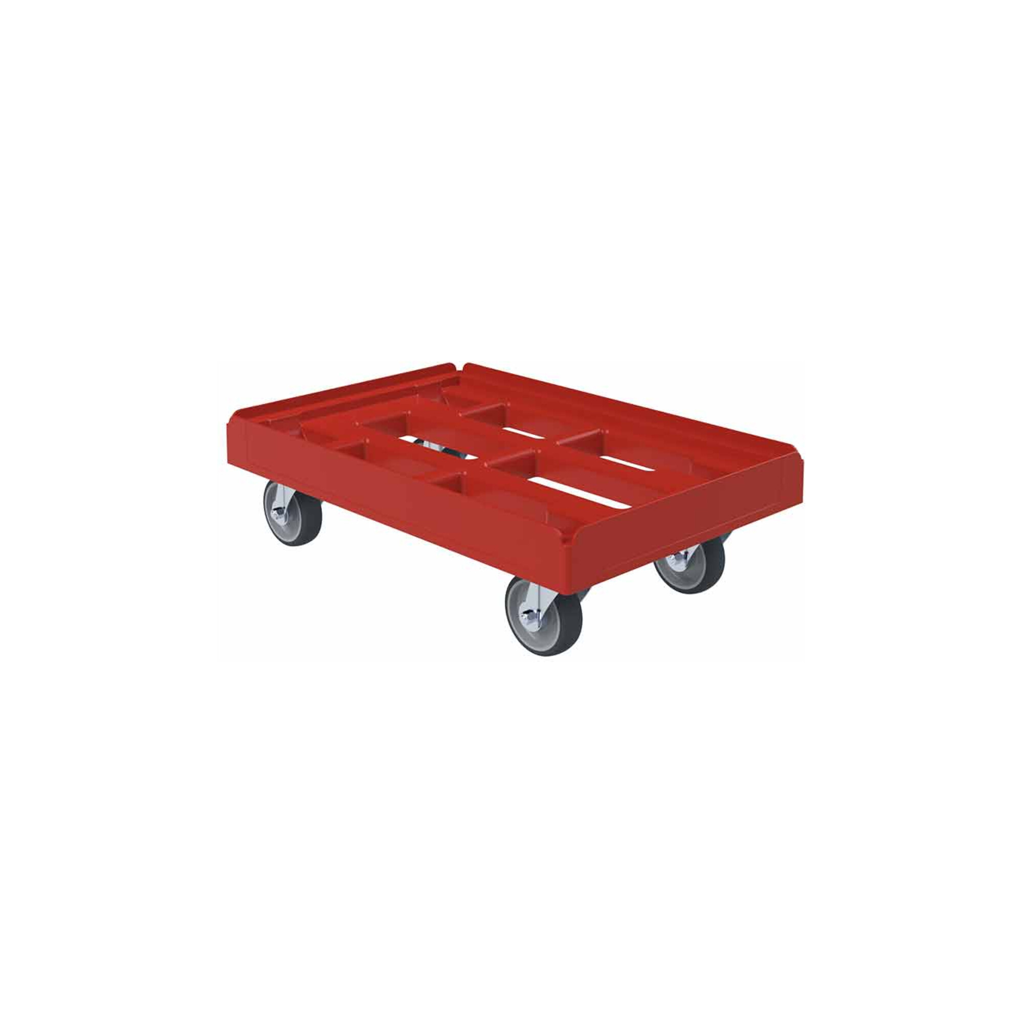 Transportroller B410xT610 mm rot Traglast 300kg ; E. S. B.