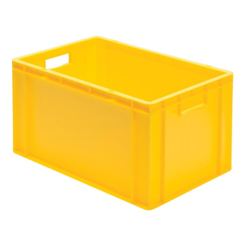 Transportstapelbehälter blau L.600xB400xH320mm Wände/Boden geschl. PP LA-KA-PE