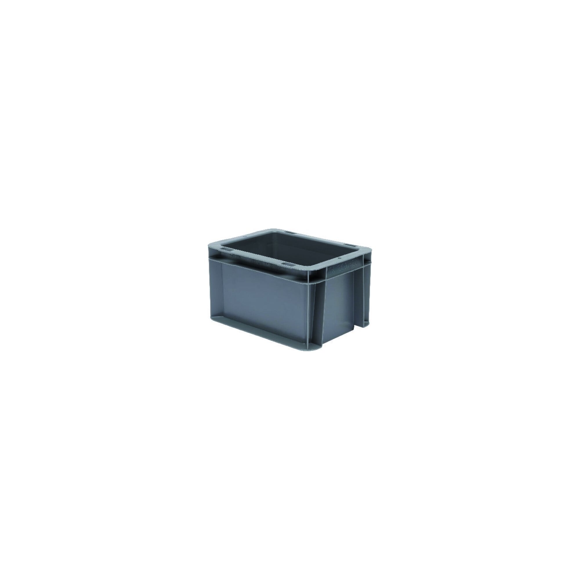 Transportstapelbehälter blau L200xB150xH120mm Wände/Boden geschl. PP LA-KA-PE