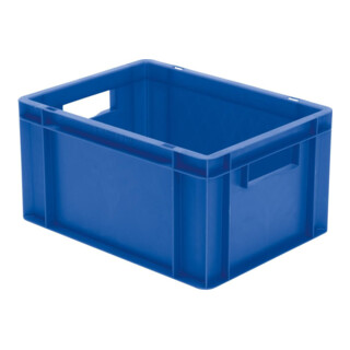 Transportstapelbehälter blau L400xB300xH210mm Wände/Boden geschl. PP LA-KA-PE