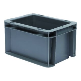 Transportstapelbehälter L200xB100xH120mm grün PP Seitenwände geschl.LA-KA-PE
