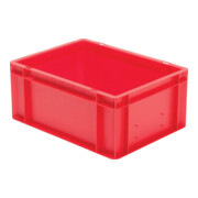 Transportstapelbehälter L400xB300xH175mm rot PP Seitenwände geschl.LA-KA-PE