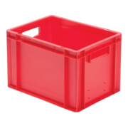 Transportstapelbehälter L400xB300xH270mm rot PP Seitenwände geschl.LA-KA-PE
