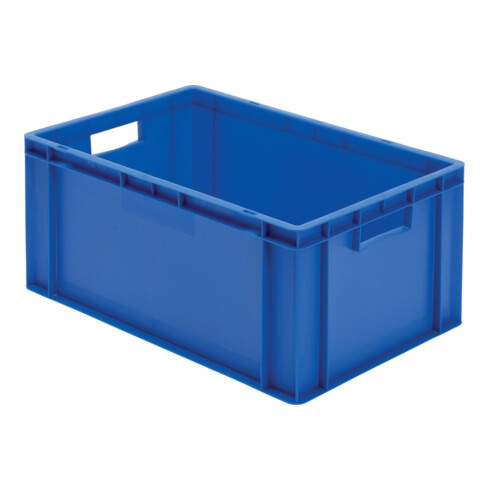 Transportstapelbehälter L600xB400xH270mm grün PP Seitenwände geschl.LA-KA-PE
