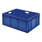 Transportstapelbehälter L800xB600xH320mm rot PP Seitenwände geschl.LA-KA-PE