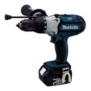 Makita Trapano avvitatore a percussione a batteria, 3Velocità, 18V/5,0 Ah DHP451RTJ