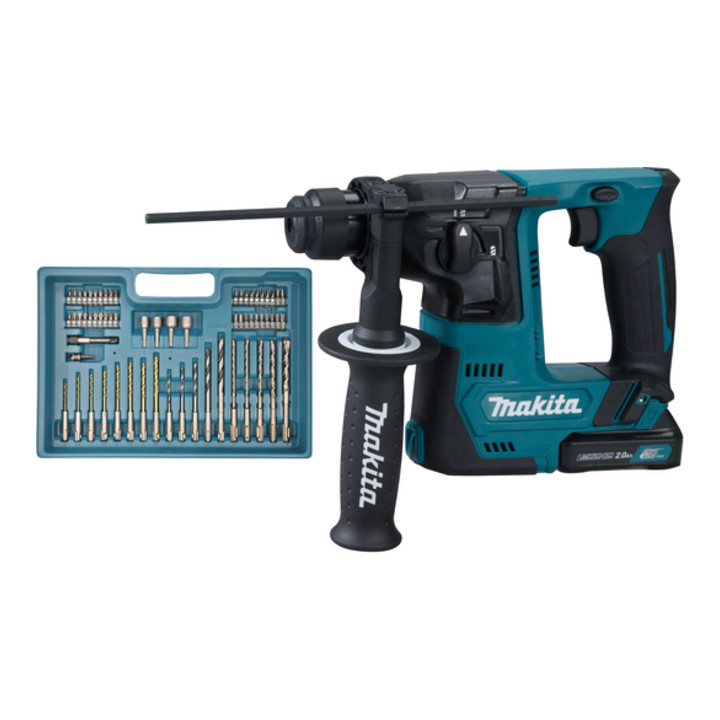Makita Martello perforatore a batteria per SDS-PLUS max. 12V/2,0Ah HR140DSAE1