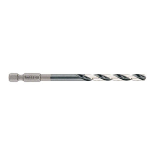 Bosch Punta trapano elicoidale HSS con attacco esagonale, 3x33x72mm