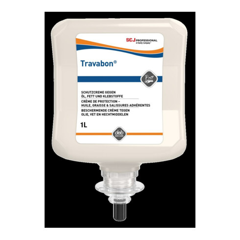 Travabon Crème de protection cutanée classic 1L cartouche VE