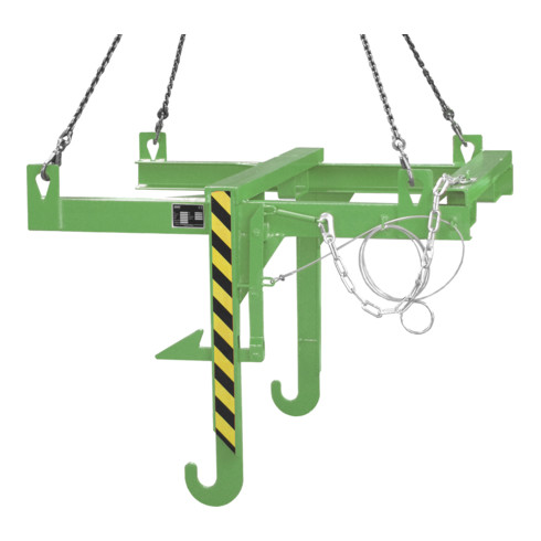 Bauer Südlohn traverse basculante pour conteneur de matériaux de construction BBT, peint, gris souris