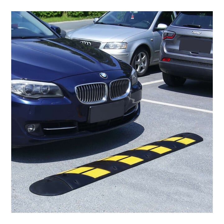 EasyRide Seuil de chaussée élément standard 300 x 1800 x 55 mm noir-jaune