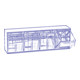 Traverse n° 4 système de stockage MultiStore plastique antichoc, gris clair
