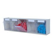 Traverse n° 5 système de stockage MultiStore plastique antichoc, gris clair-1