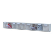 Traverse n° 9 système de stockage MultiStore plastique antichoc, gris clair-1