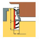 TRELLEBORG FT-Flügelfalzdichtung L3000 beige, Nutbefestigung TSP-FOAM-3