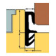TRELLEBORG FT-Joint à languette L7550 noir, fixation rainure TSP-LAN-3