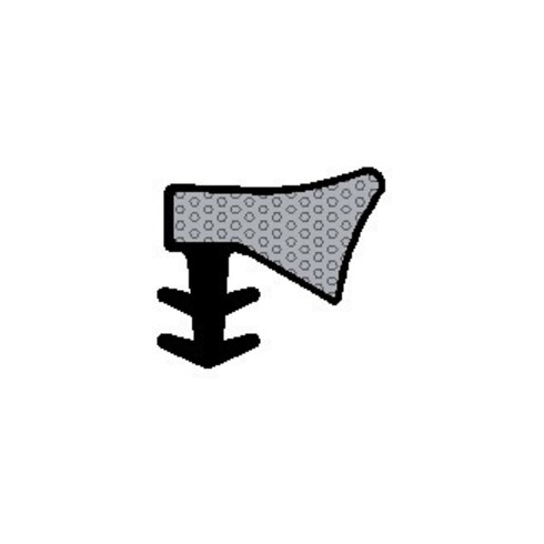 TRELLEBORG FT Joint à recouvrement L2020 blanc pour rainurage, TSP-FOAM