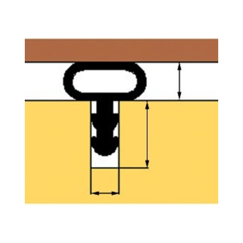 TRELLEBORG FT-Joint de tuyau SC416 pour rainurage Silicone, blanc