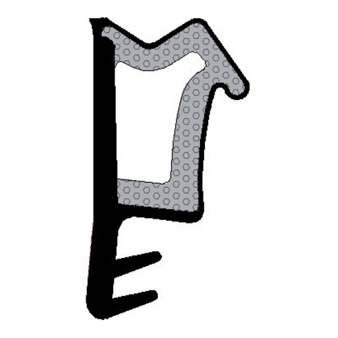 TRELLEBORG FT-Joint d’étanchéité à recouvrement L2110 gris pour rainurage, TSP-FOAM