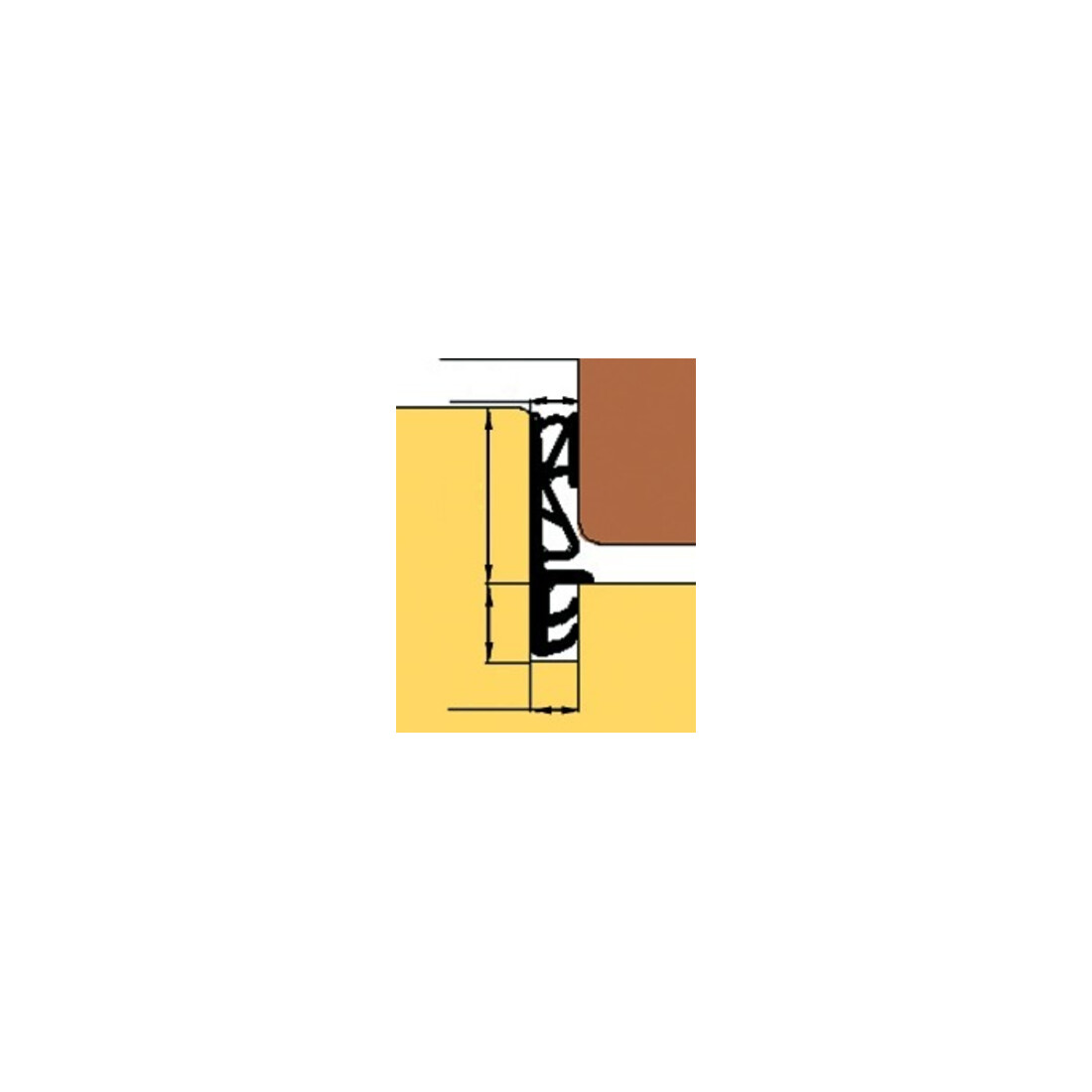 TRELLEBORG Joint de porte d'entrée SH118, TSP-LAN gris