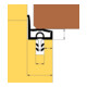 TRELLEBORG Joint de porte intérieure avec languette anti-arrachement L5011, TSP-Flex noir-4