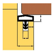 TRELLEBORG Joint de porte intérieure L3001, TSP-Flex rustique brun-4