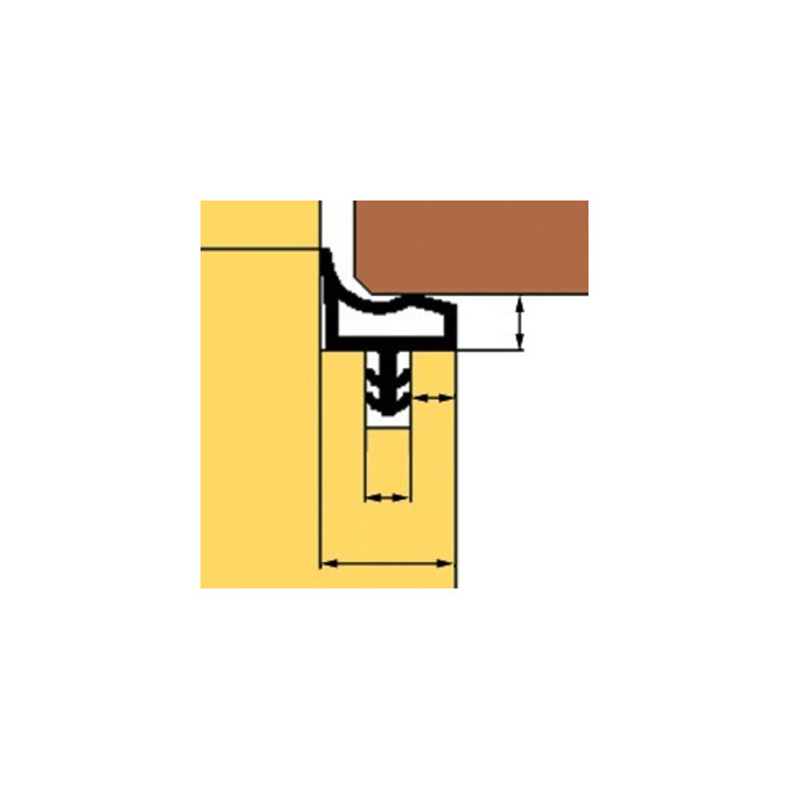 TRELLEBORG Joint de porte intérieure L3002, TSP-Flex beige